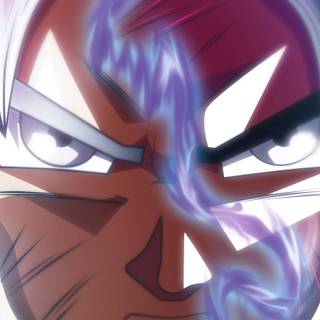 Goku blue iPhone wallpaper