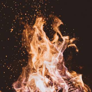 Campfire iPhone X wallpaper