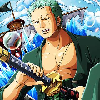 One Piece Zoro iPhone wallpaper