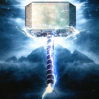 Mjolnir iPhone wallpaper