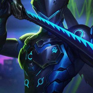 Overwatch Genji phone wallpaper