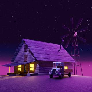 Courage The Cowardly Dog house wallpaper