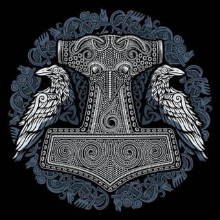 Mjolnir iPhone wallpaper