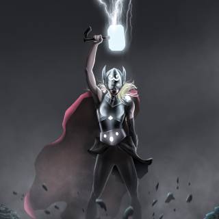 Mjolnir iPhone wallpaper