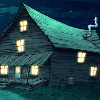 Courage The Cowardly Dog house wallpaper