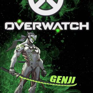 Overwatch Genji phone wallpaper