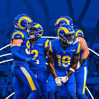 LA Rams iPhone wallpaper