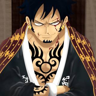 One Piece Law phone wallpaper