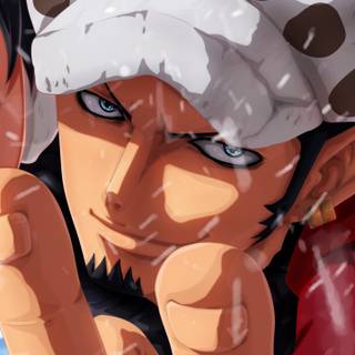 One Piece Law phone wallpaper