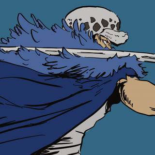 One Piece Law phone wallpaper