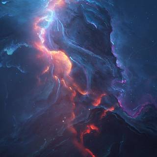 iPhone nebula wallpaper