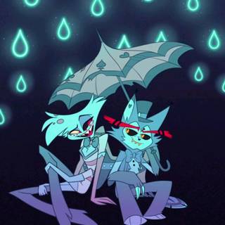 Angel Dust and Husk wallpaper