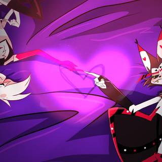 Angel Dust and Husk wallpaper