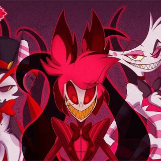 Angel Dust and Husk wallpaper