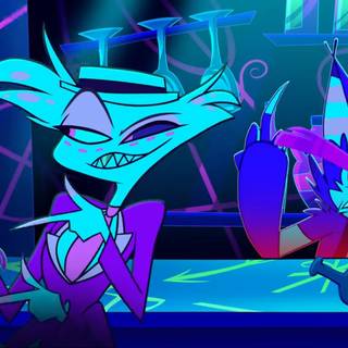 Angel Dust and Husk wallpaper