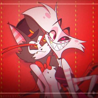 Angel Dust and Husk wallpaper