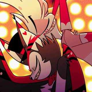 Angel Dust and Husk wallpaper