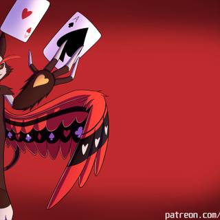 Angel Dust and Husk wallpaper