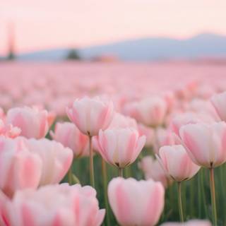 Tulips aesthetic iPhone wallpaper