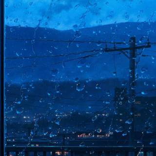 Rain aesthetic iPhone wallpaper