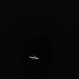 Black airplane iPhone wallpaper