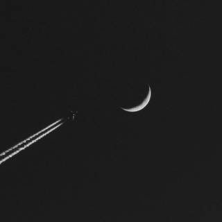 Black airplane iPhone wallpaper