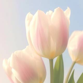 Tulips aesthetic iPhone wallpaper