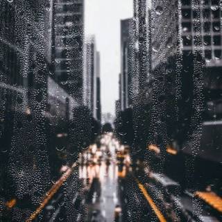 Rain aesthetic iPhone wallpaper