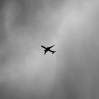 Black airplane iPhone wallpaper