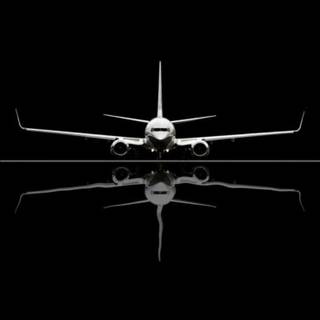 Black airplane iPhone wallpaper