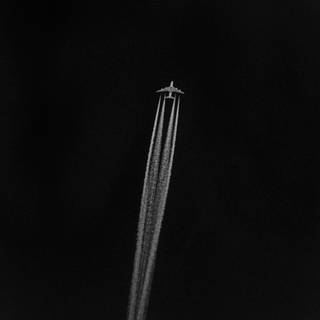 Black airplane iPhone wallpaper