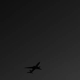 Black airplane iPhone wallpaper