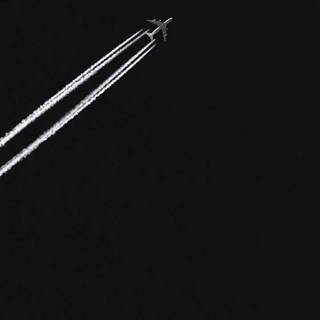 Black airplane iPhone wallpaper