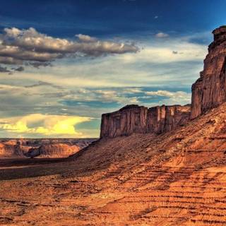 Desert mountains wallpaper