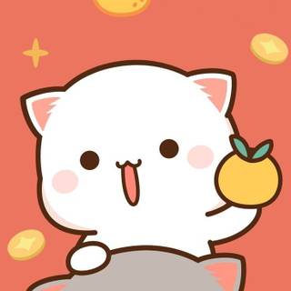 Mochi Peach Cat wallpaper