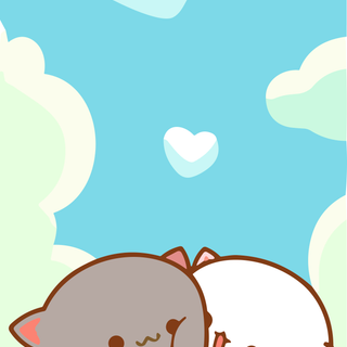 Mochi Peach Cat wallpaper