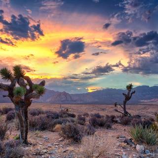 Desert mountains wallpaper