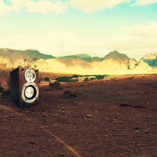 Desert mountains wallpaper