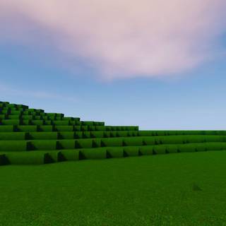 Minecraft land wallpaper
