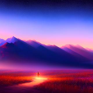 Desert mountains wallpaper