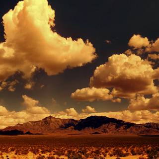 Desert mountains wallpaper