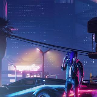 Cyberpunk 2077 iPhone 4k wallpaper