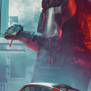 Cyberpunk 2077 iPhone 4k wallpaper
