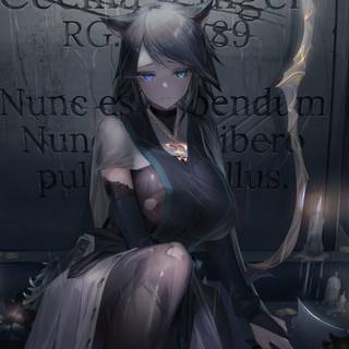 Anime elf HD wallpaper