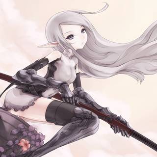 Anime elf HD wallpaper