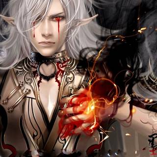 Anime elf HD wallpaper