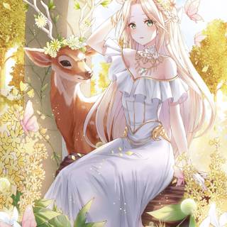 Anime elf HD wallpaper