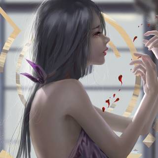 Anime elf HD wallpaper