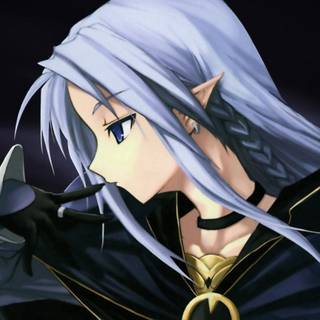 Anime elf HD wallpaper