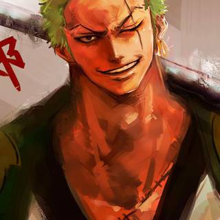 Zoro portrait wallpaper